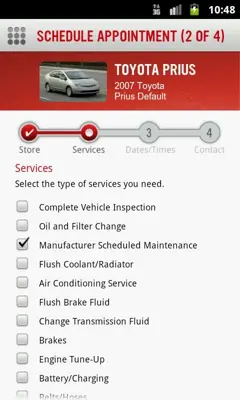 My Firestone android App screenshot 2